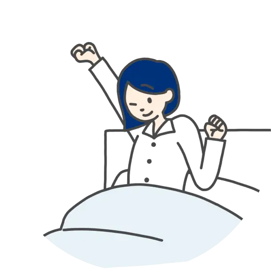 起きたらレンズをはずす