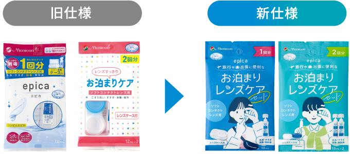 製品仕様リニューアル比較