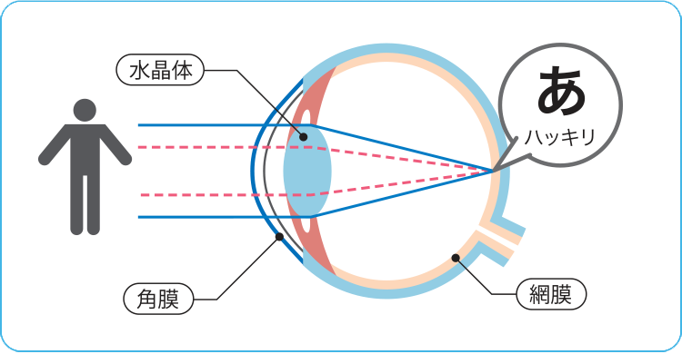 モノが見える仕組みイメージ