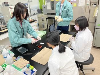 職場体験の様子①