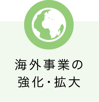 海外事業の強化・拡大