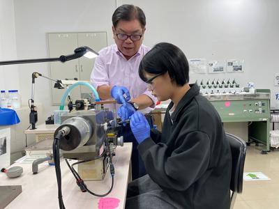 製造体験の様子