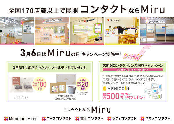 Miruの日キャンペーンバナー
